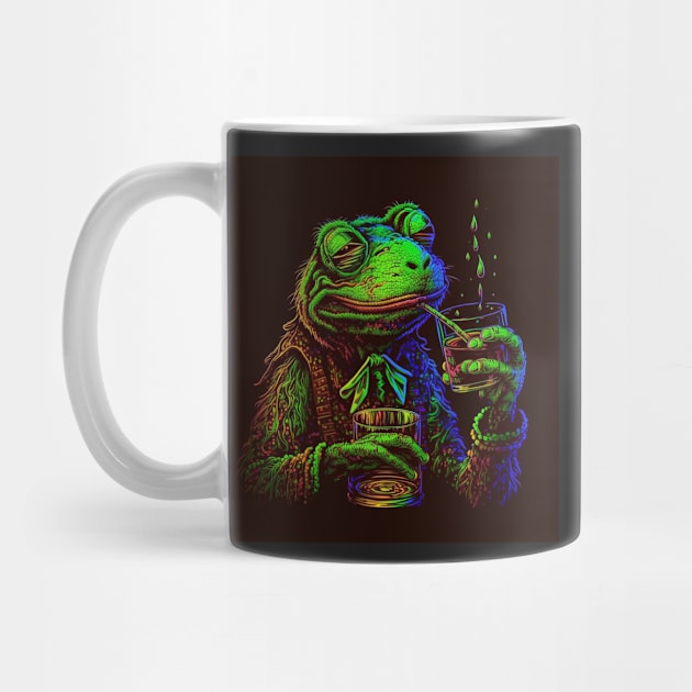 Old man Kermit by PixelPusherArt